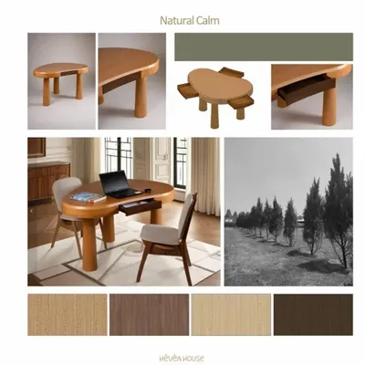 Office sets - Perriand table - HÉVÉA HOUSE