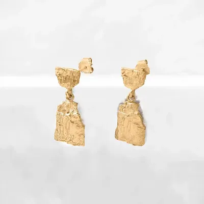Jewelry - Galene Gold Earrings - BAZALTE