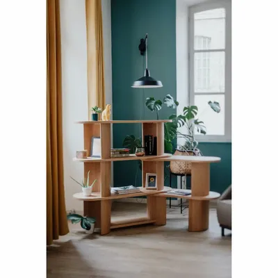 Bookshelves - Charlotte Library - HÉVÉA HOUSE