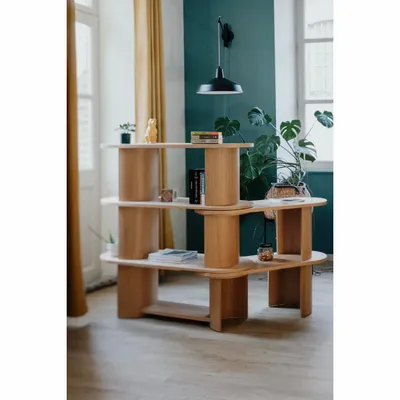 Bookshelves - Charlotte Library - HÉVÉA HOUSE