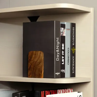 Organizer - TILISMA Walnut wood book stop for shelves - TILISMA