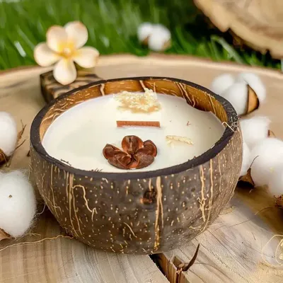 Bougies - Bougie qui devient plante Fleur de Coton - LUMINANTE