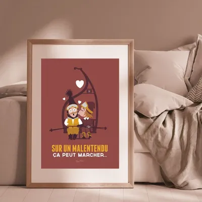 Affiches - Affiche "Sur un Malentendu" - COSYNÉVÉ - MOUNTAIN POSTERS