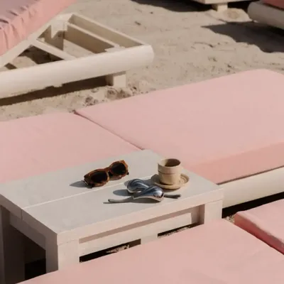 Deck chairs - Pink Barbie | COZIP Beach Mattress | 180x60xh10 cm - COZIP