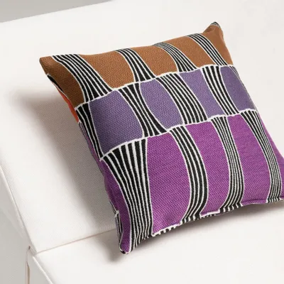 Accessoires de déco extérieure - Coussin extérieur Cozip ETHNIK | Tissu de créateur - COZIP