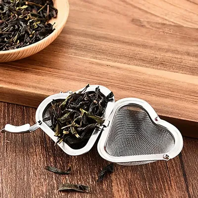 Tea and coffee accessories - Heart-shaped tea infuser - mesh - 4 colors available - SOSTRAW & SMARTTHINGS