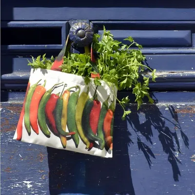 Bags and totes - Shopping Bag - Radish Bag - Chili Bag - MARON BOUILLIE