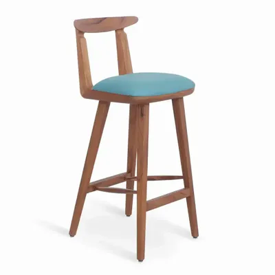 Chaises - Oriq - Chaise haute / de bar en teck - ALANKARAM