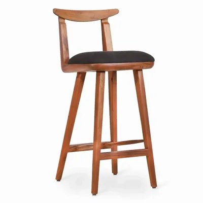 Chaises - Oriq - Chaise haute / de bar en teck - ALANKARAM