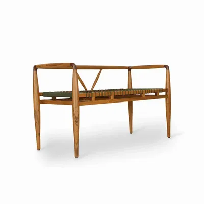 Benches - Bangku - Two seater Teakwood Bench - ALANKARAM