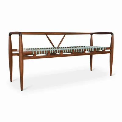 Bancs - Banc trois places en teck Bangku - ALANKARAM