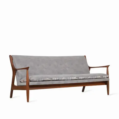 Canapés - Craff - Canapé trois places en teck - ALANKARAM