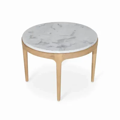 Autres tables  - Ikhola - Table d'appoint en bois massif - ALANKARAM