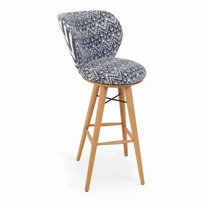 Chaises - Bhrami - Chaise haute en bois massif - ALANKARAM