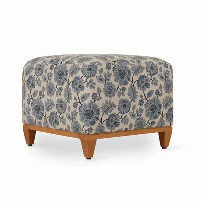 Ottomans - Bluma - Teakwood Ottoman - ALANKARAM