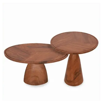 Autres tables  - Aniq - Table gigogne en teck - ALANKARAM