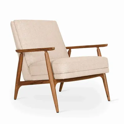 Chairs - Aronui - Teakwood Lounge Chair - ALANKARAM