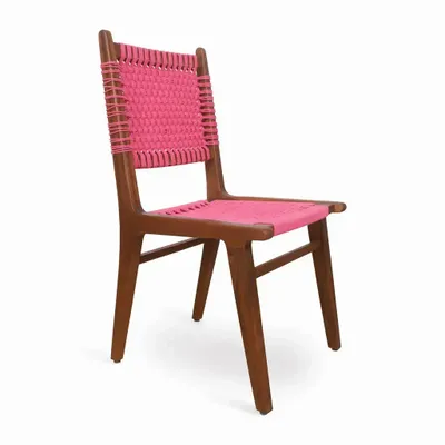 Chairs - Asandi - Teakwood with Full Cotton Rope - ALANKARAM