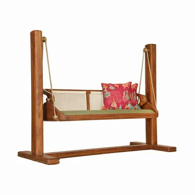 Children's games - Dvibhuja - Teakwood Swing - ALANKARAM