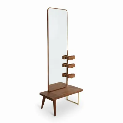 Buffets - Coiffeuse élégante Lemari avec grand miroir - ALANKARAM