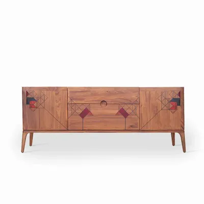 Commodes - Meuble de rangement Foliga en teck - ALANKARAM