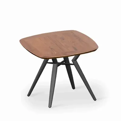 Other tables - Fusi Teakwood Cafe Table - ALANKARAM