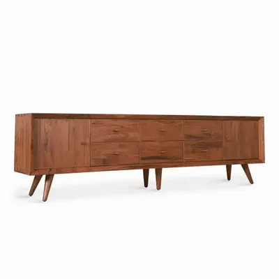 Cutlery set - Gurvi - Teakwood Cutlery Unit with Six Drawers - ALANKARAM