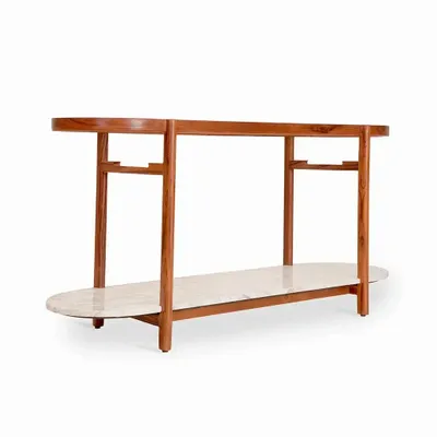 Consoles - Harmonie - Console avec verre et quartz - ALANKARAM