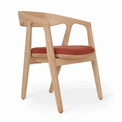 Chaises - Ince - Chaise de salle à manger en bois massif - ALANKARAM