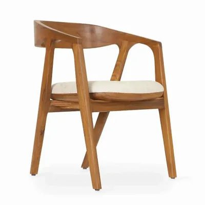 Chaises - Ince - Chaise de salle à manger en teck - ALANKARAM