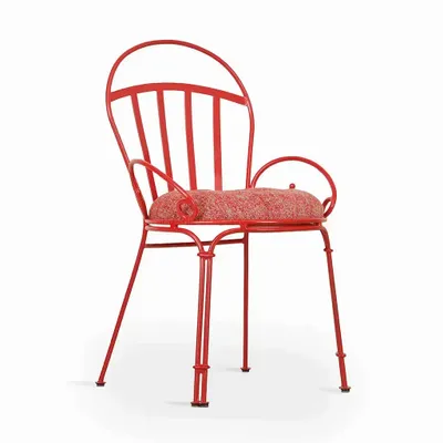 Chaises - Kaba - Chaise de salle à manger/d'extérieur en métal - ALANKARAM