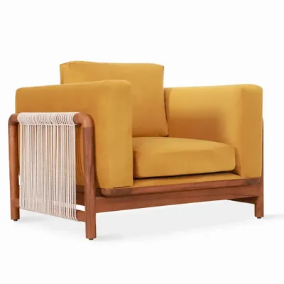 Sofas - Kaha - Club Sofa / Single Seater sofa - ALANKARAM