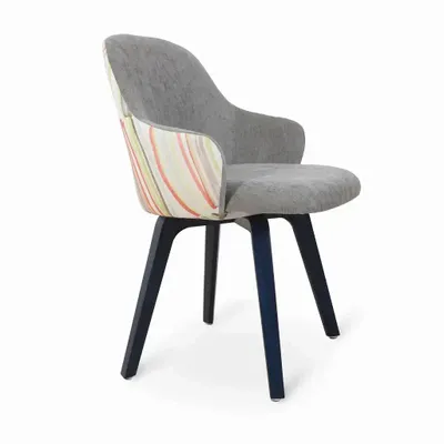 Chaises - Kisasa - Chaise de salle à manger en bois massif - ALANKARAM