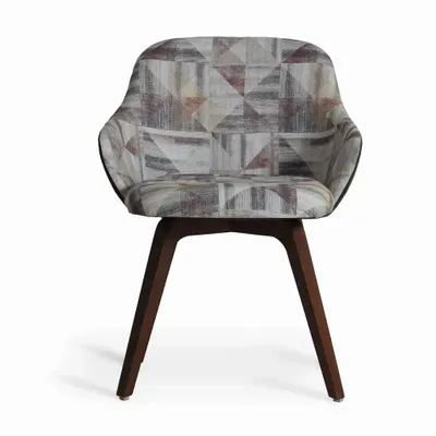 Chaises - Kisasa - Chaise de salle à manger en bois massif - ALANKARAM