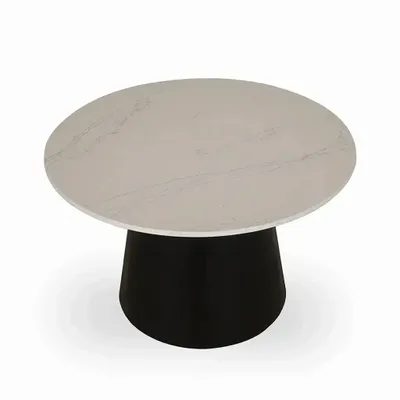 Dining Tables - Kosy - Soliwood Dining Table with Stone Top - ALANKARAM
