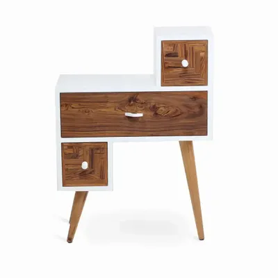 Armoires - Kvadratna - Table de rangement en teck - ALANKARAM