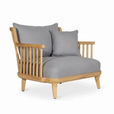 Chairs - Lega - Solidwood Lounge Chair - ALANKARAM