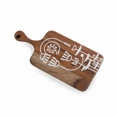 Objets de décoration - Loparik - Planche à découper/à fromage en teck - ALANKARAM