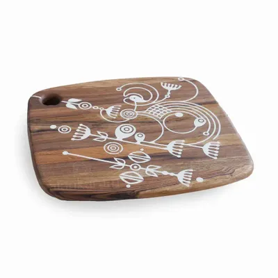Objets de décoration - Loparik - Planche à découper/à fromage en teck - ALANKARAM