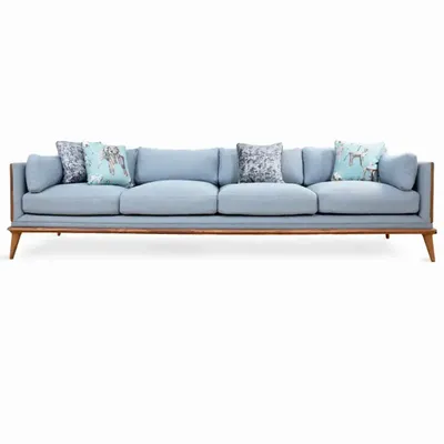 Canapés - Mysig - Canapé quatre places en teck - ALANKARAM