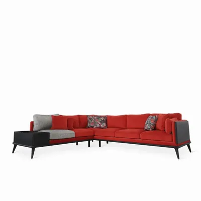 Sofas - Mysig - Solidwood Six Seater Sofa - ALANKARAM