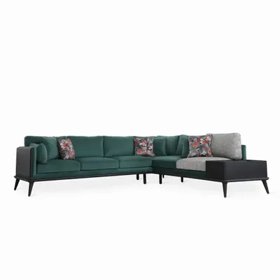 Sofas - Mysig - Solidwood Six Seater Sofa - ALANKARAM