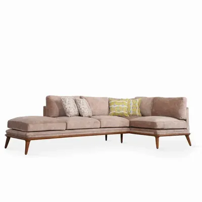 Sofas - Mysig - Teakwood Five Seater Sofa - ALANKARAM