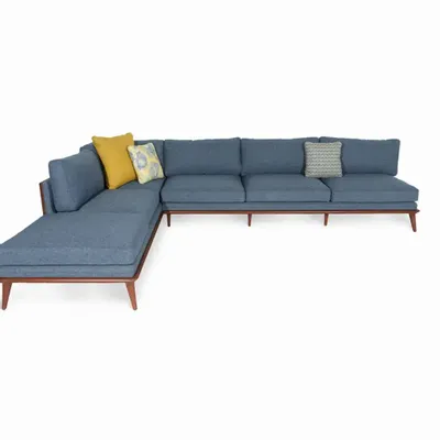 Sofas - Mysig - Teakwood Six Seater Sofa - ALANKARAM