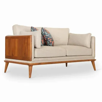 Canapés - Mysig - Canapé deux places en teck - ALANKARAM