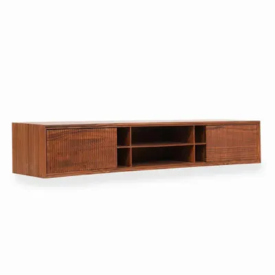 TV stands - Nayli - Teakwood Living Room TV Unit - ALANKARAM