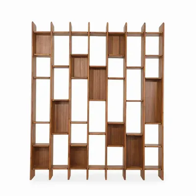 Bookshelves - Olika Teakwood Decorative Unit - ALANKARAM