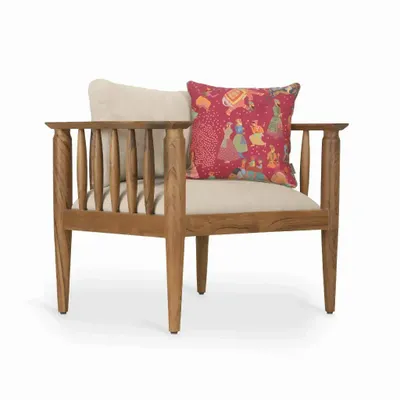 Chairs - Piga - Lounge Chair/ Single Seater Sofa - ALANKARAM