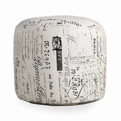 Poufs - Pouf - Ottoman rond - ALANKARAM