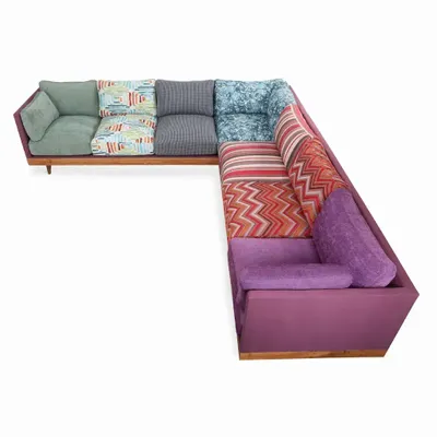 Sofas - Priamka - Seven Seater Teakwood Sofa - ALANKARAM